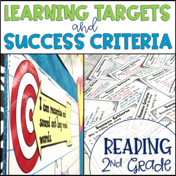 Preview of Common Core Learning Target and Success Criteria BUNDLE for Reading 2nd grade