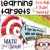 Common Core Math Learning Targets 2nd grade