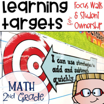 Preview of Common Core Math Learning Targets 2nd grade