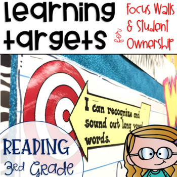 Preview of Common Core Reading Learning Targets 3rd grade
