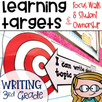 Preview of Common Core Writing Learning Targets 3rd grade