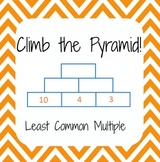 Common Core - Least Common Multiple, LCM - Climb the Pyramid!