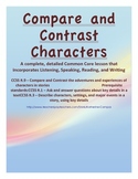Common Core Lesson Plan - Compare and Contrast Characters