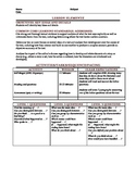 Common Core Lesson Plan with Danielson Framework for Literature