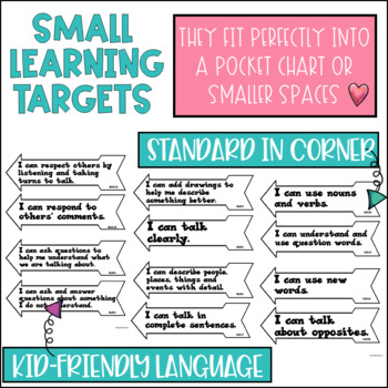 A flip chart can be useful in your 'speaking and listening corner