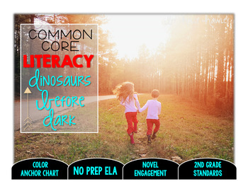 Preview of Common Core Literacy Resource Pack Dinosaurs Before Dark