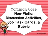 Non-Fiction Literature Circle Activities {Common Core}