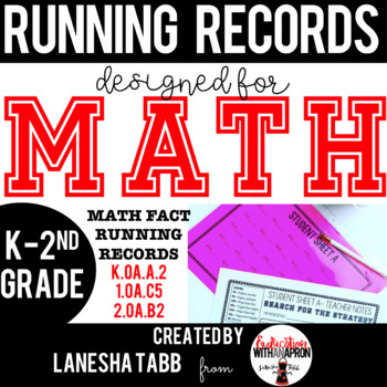 Preview of Math Assessment Running Record