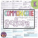 Common Core MATH and ELA Galore {Kindergarten Checklist}