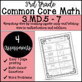 Common Core Math | 3.MD.5-7 Area | 3rd Grade Assessments