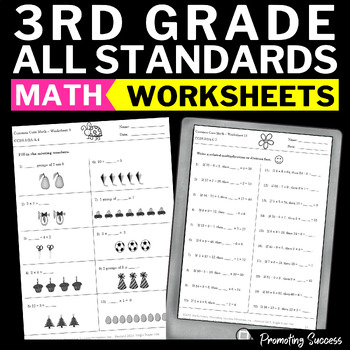 3rd Grade Math Common Core STANDARDS (ALL) 3rd Grade Math ...