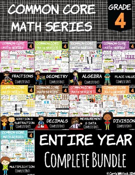 Preview of Common Core Math: 4th Grade Bundle - Entire YEAR!