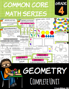 Preview of Common Core Math: 4th Grade Geometry Complete Set