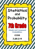 Common Core Math 7th Grade Statistics and Probability CCSS