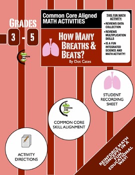 Preview of Common Core Math Projects: Breaths & Heartbeats: Multiplication Fun for Gr. 3-5