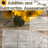 Addition & Subtraction Test