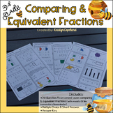 Comparing & Equivalent Fractions Test {with models or like