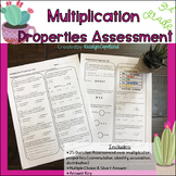 Multiplication Properties Test