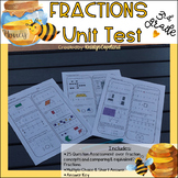 Fractions Unit Test {Concepts & Comparing/Equivalent}