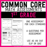 Common Core Math Assessments - 1st Grade