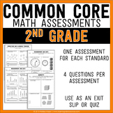 Common Core Math Assessments - 2nd Grade