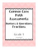 Common Core Math Assessments - 4th Grade Numbers & Operati