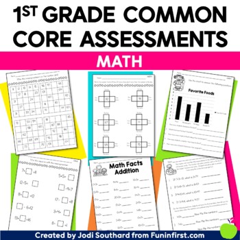 Preview of Common Core Math Assessments for 1st Grade