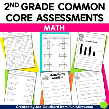 Preview of Common Core Math Assessments for 2nd Grade