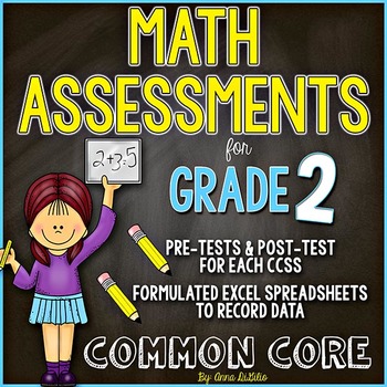 Preview of Math Assessments - Grade 2