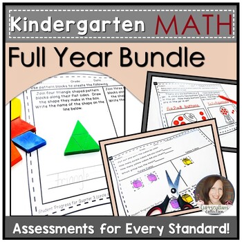 Preview of Kindergarten Math Assessment BUNDLE