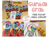 Common Core Math Center: Gumball Grab Counting & Cardinali