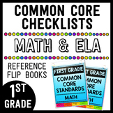 Common Core Math/ELA Checklist Flip Books - 1st Grade