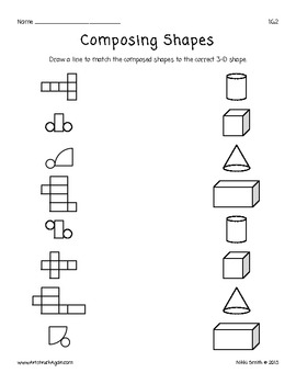 Common Core Math: Composing Shapes (Grade 1) by My Natural Element