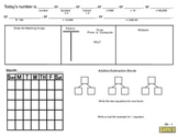 Common Core Math Concepts and Number Sense Math Calendar