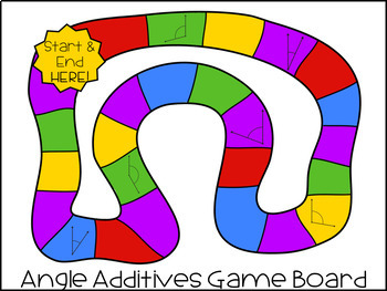 Angle Additive Task Cards & Game Board by Mandy Lopez--The 4th Grade ...