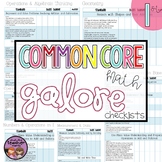 Common Core Math Galore {1st Grade Checklist}