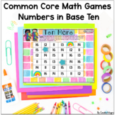 Common Core Math Numbers in Base Ten Games Freebie