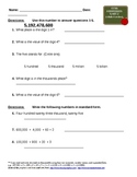 Common Core Math Grade 5 Place Value and Expanded Form Homework