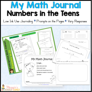 Preview of Kindergarten Math Journal