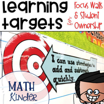 Preview of Common Core Math Learning Targets Kindergarten