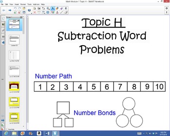Preview of 1st Grade Common Core Math Module 1 Topic H Lessons