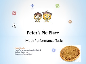 Preview of PowerPoint Common Core Math Performance Task Lessons
