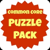 Common Core - Math Puzzle Pack - 8 Math Puzzles in 1 !!!