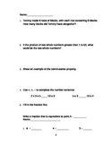 Common Core Math Questions Grade 3