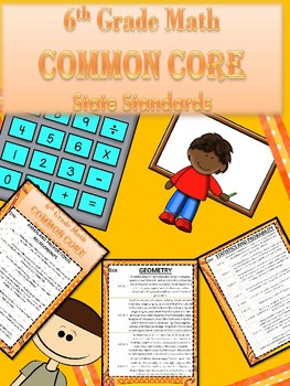 Preview of Common Core Math Standards 6th Grade