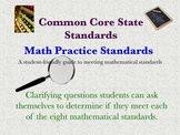 Common Core Math Standards! Clarifying Question Guide for 