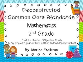 Preview of Common Core Math Standards Deconstructed (2nd Grade): I will be able to...