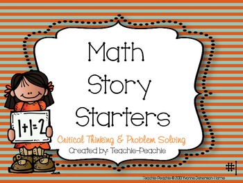 Preview of Common Core Math Story Starters #1
