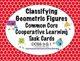 Common Core Math Task Cards Classifying Figures CCSS 3.G.1