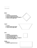 Common Core Math Third Grade Geometry 3G1 and Measurement 